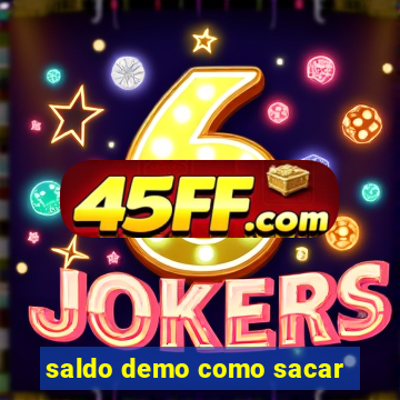 saldo demo como sacar